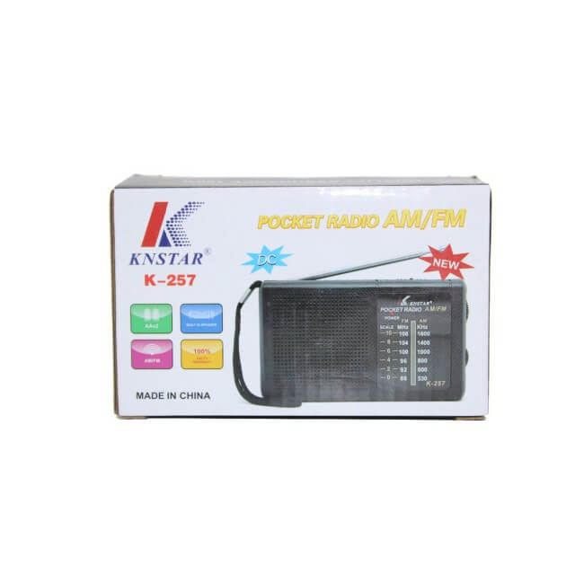 Pocket Radio FM/AM Knstar K-257