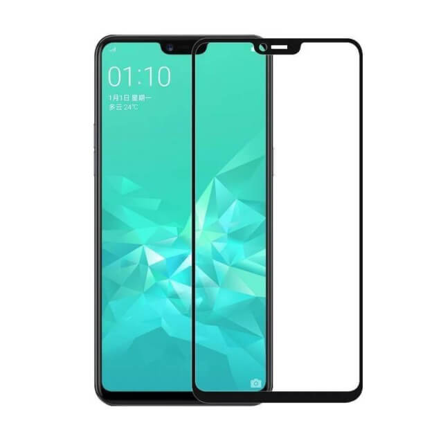 Oppo A3s 6D Tempered Glass Screen Guard