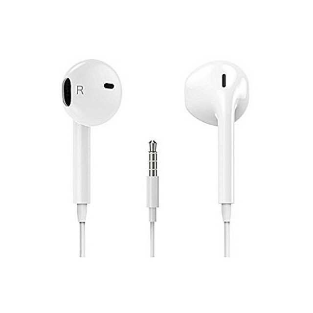 Earphone with Mic Iphone Type White