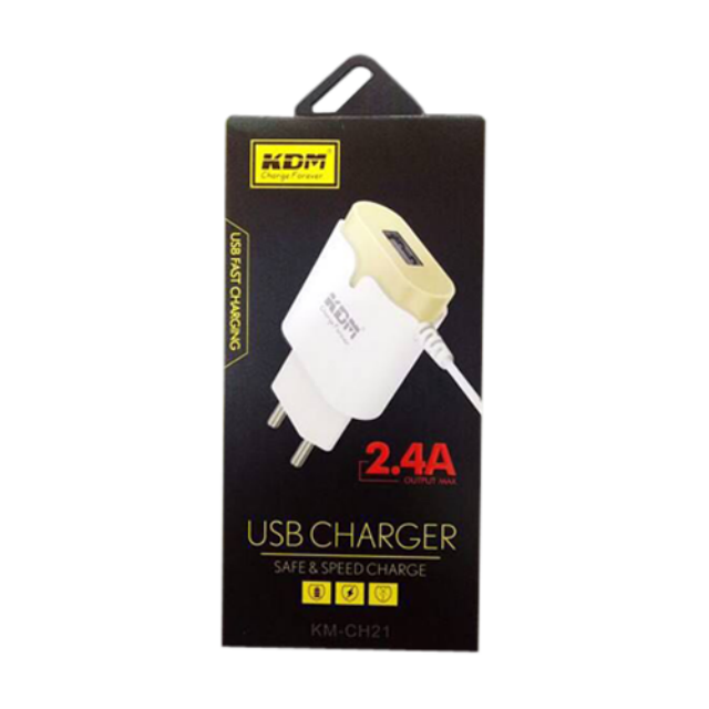 KDM KM-CH21 USB Charger 2.4A