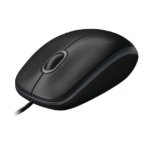 Logitech B100 Wired Optical Mouse - Black
