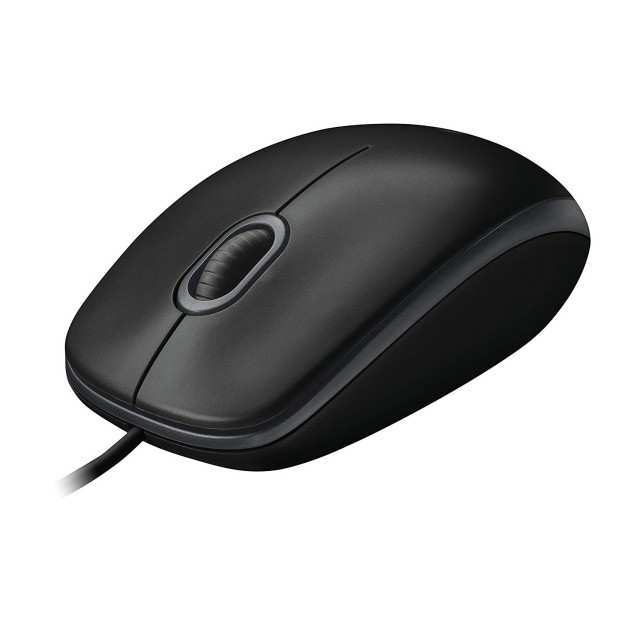 Logitech B100 Wired Optical Mouse – Black