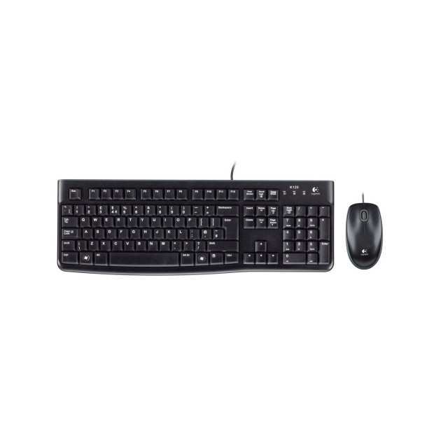 Logitech MK120 USB Computer Keyboard with Mouse