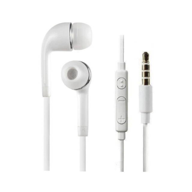 White EHS64 Earphone with Mic Samsung Model