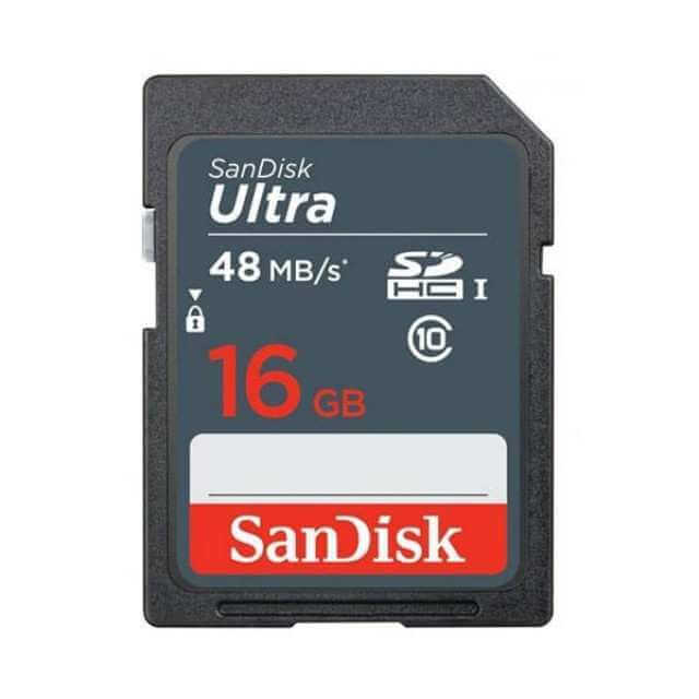 SanDisk Ultra SD Card 16GB Memory Card