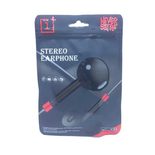 Never Settle 3.5mm Oneplus Earphone with Mic