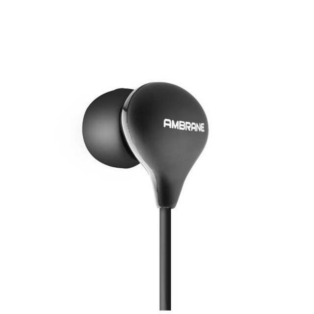 Black Ambrane High Treable Clear Sound Earphone EP30