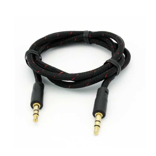 Black Audio Cable Itouch Pro 3.5mm For Iphone