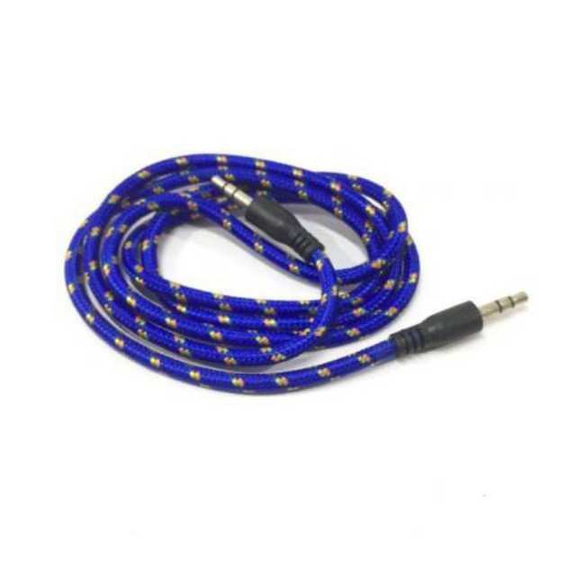 iOS and Android AUX Cable 3.5mm Audio Jack – Blue