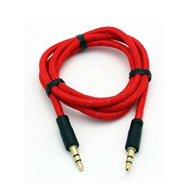 Plug and Play 3.5mm Aux Cable iTouch Pro – Red