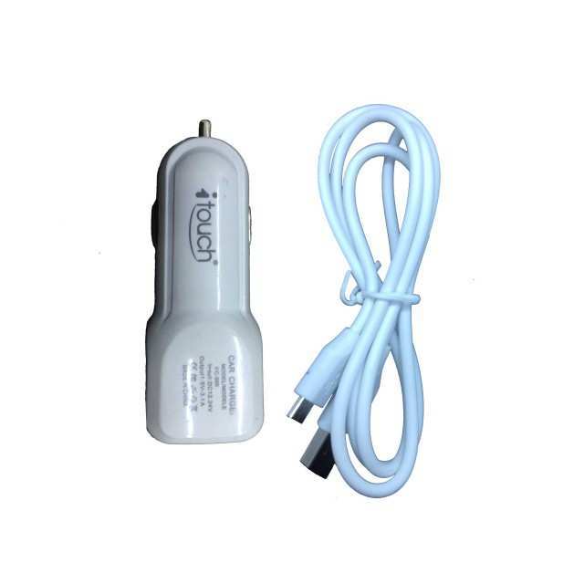 iTouch Dual USB Car Charger 3.1A – Micro USB