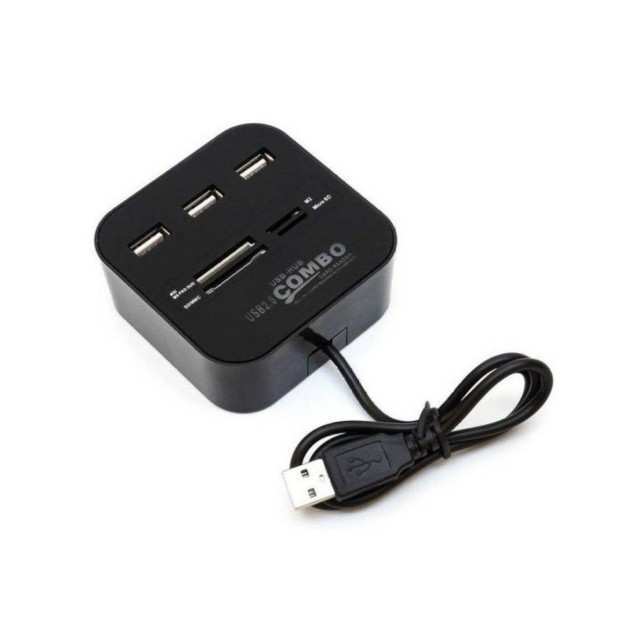 High Speed Card Reader 480Mbps Combo USB Hub