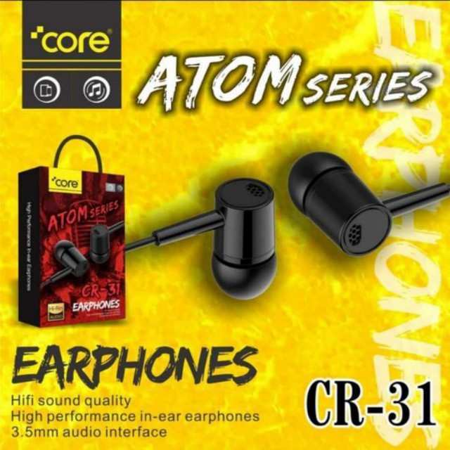 Champ 3.5mm In Ear Core CR31 Earphone