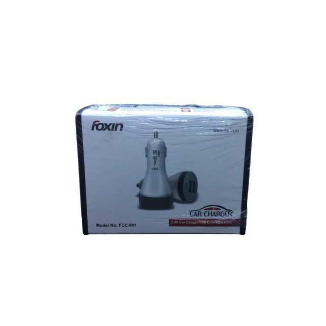 Universal Dual USB Car Charger Foxin 5V/2.4A