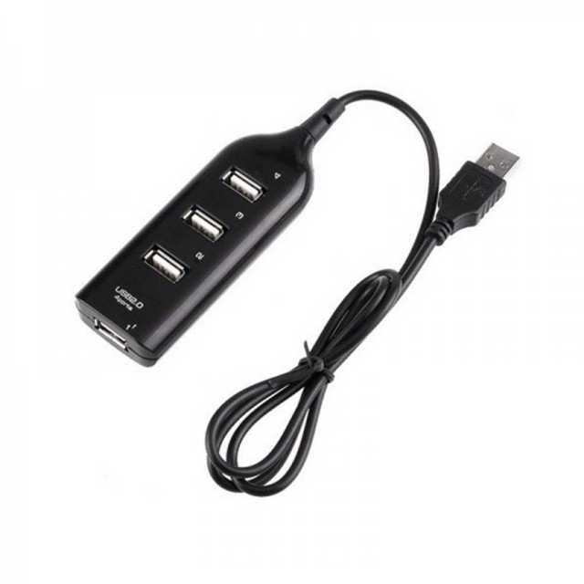 Beonr Hi-Speed USB Hub 4 Port 480Mbps – Black