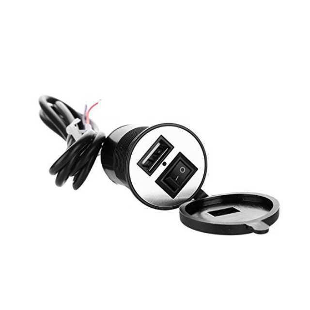 Bike Mobile Charger Single USB Port – Black