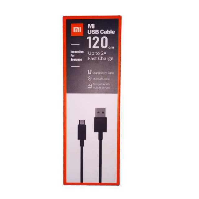 Micro USB Fast Charging Cable 2A Black – 1.2M