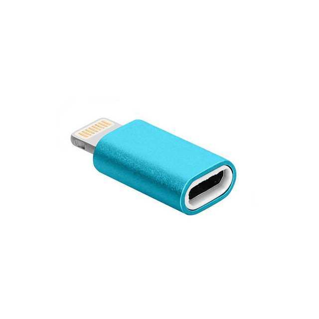 Data Cable Blue Connector Micro USB to Type C