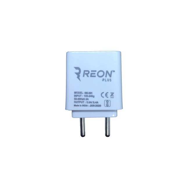 Fast Charger 2.4A Reon Plus RE-301 – White
