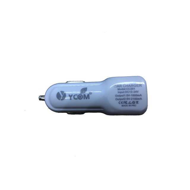 Universal Car Charger Adapter 2 USB Port – Ycom YCB071